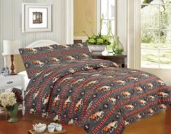 QUEEN Running Horse Design Bed Set
