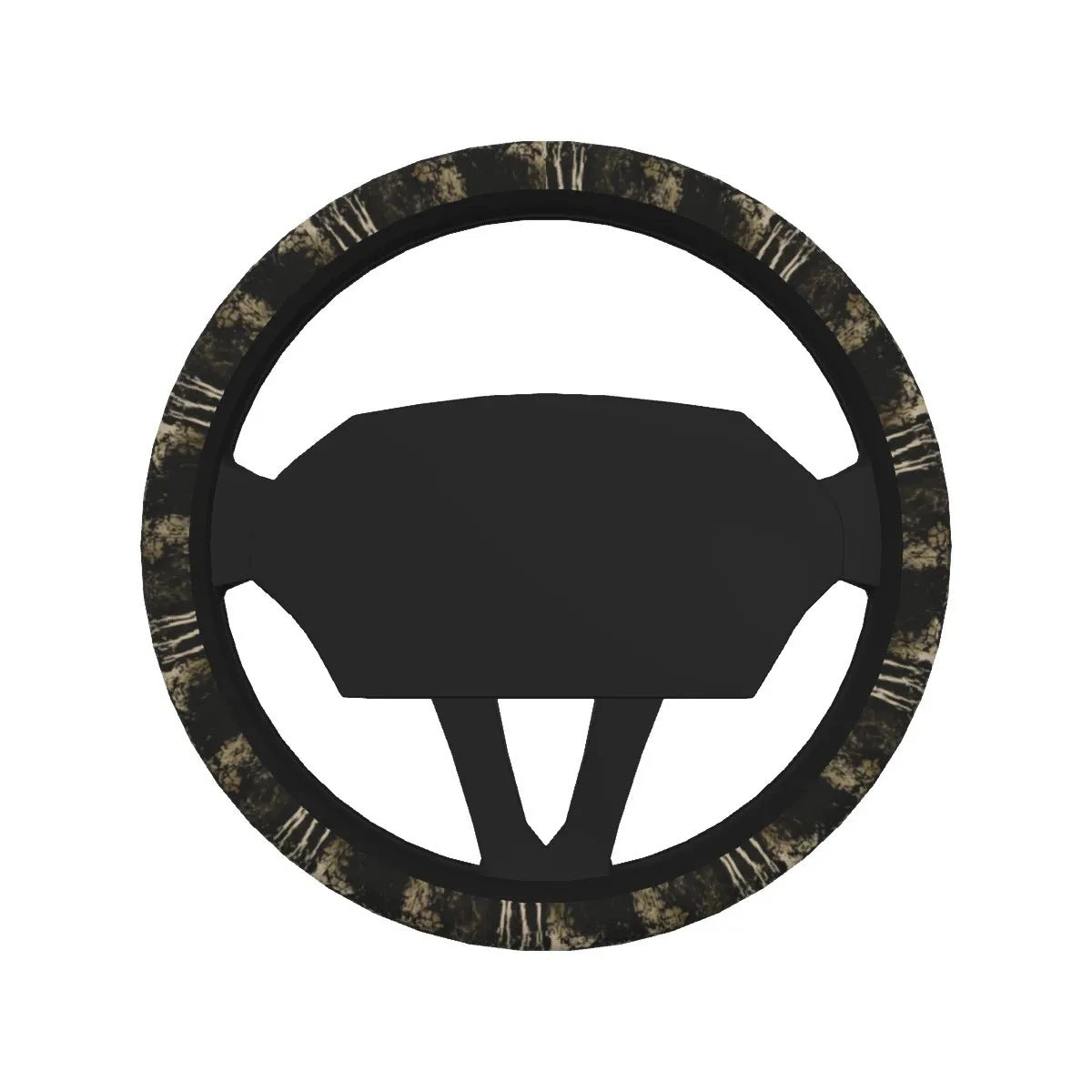 Black Vintage Floral Horse 3 Piece Auto Set - Image 4