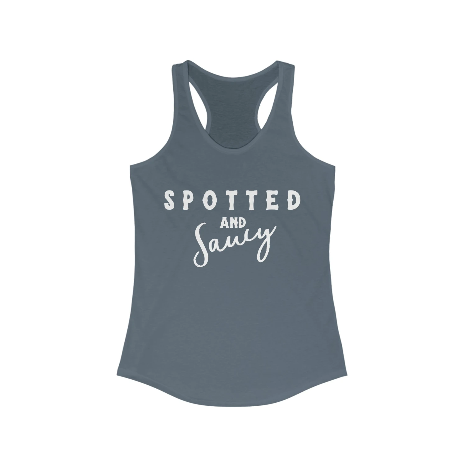 Spotted & Saucy Racerback Tank - Image 4