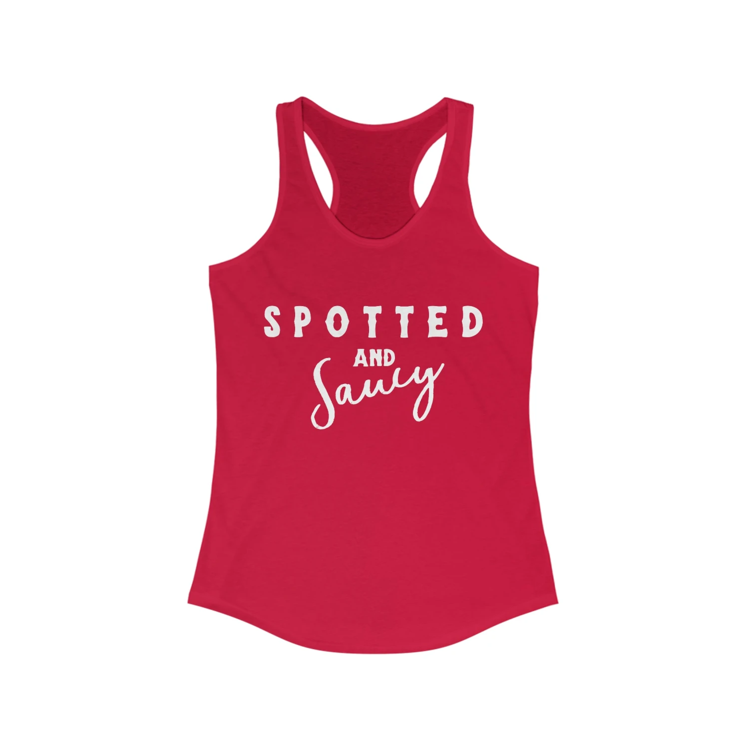 Spotted & Saucy Racerback Tank - Image 9