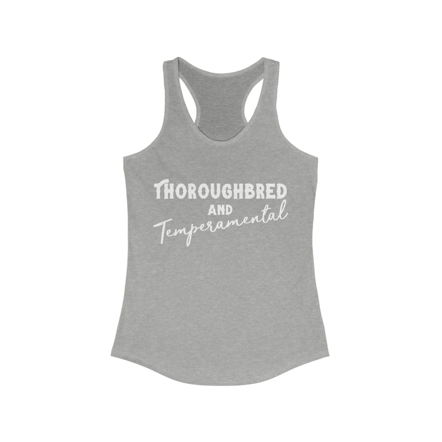 Thoroughbred & Temperamental Racerback Tank - Image 12