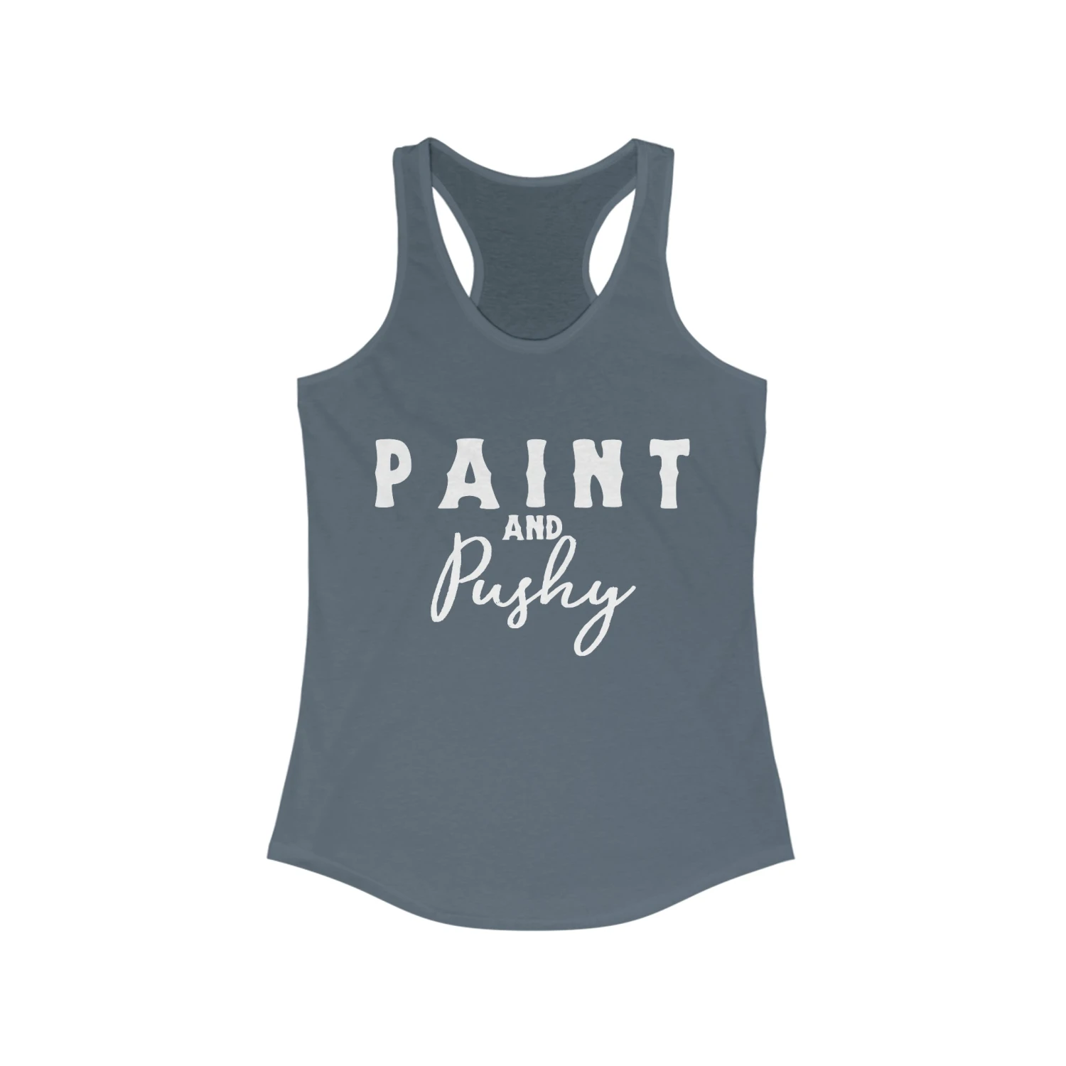 Paint & Pushy Racerback Tank - Image 3