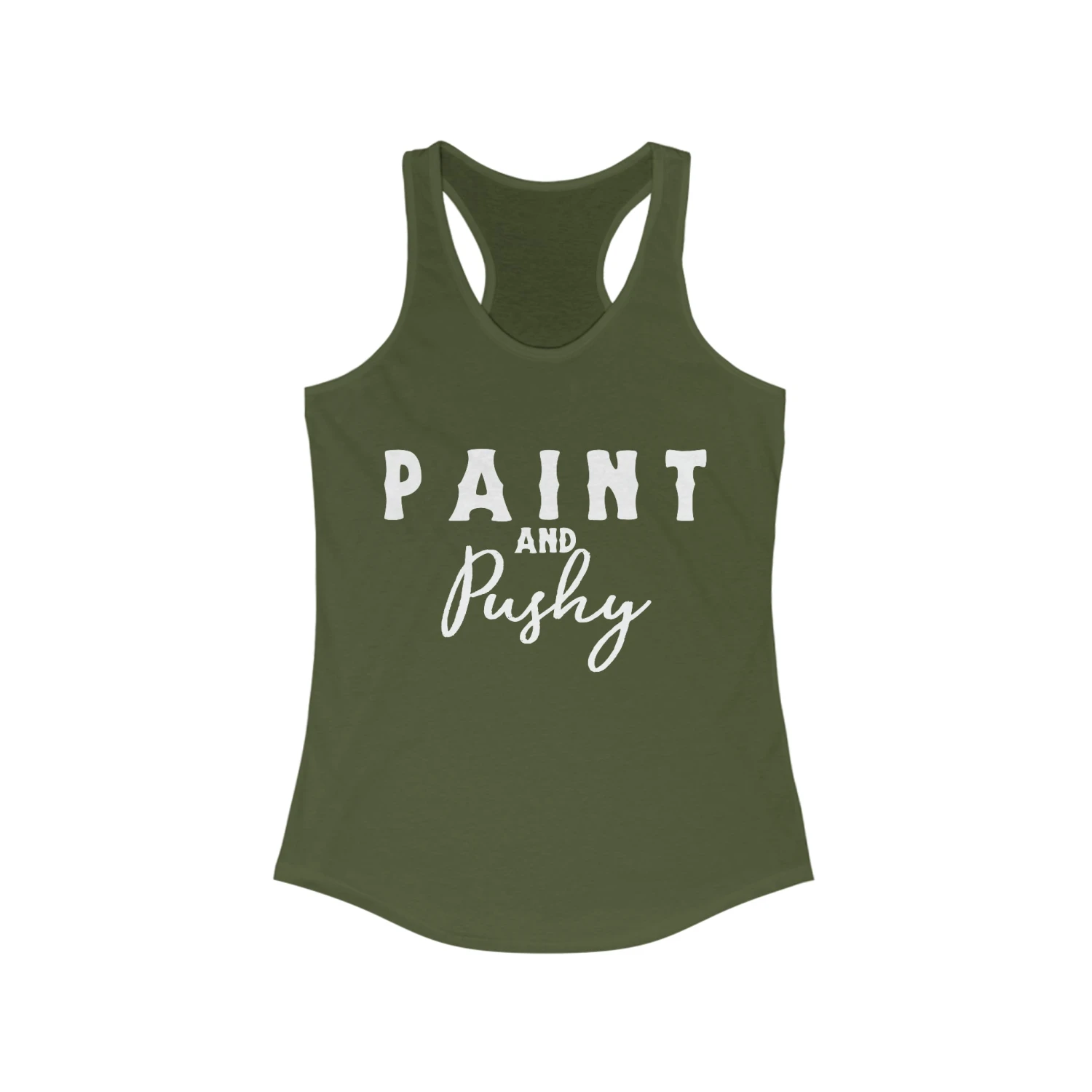 Paint & Pushy Racerback Tank - Image 6