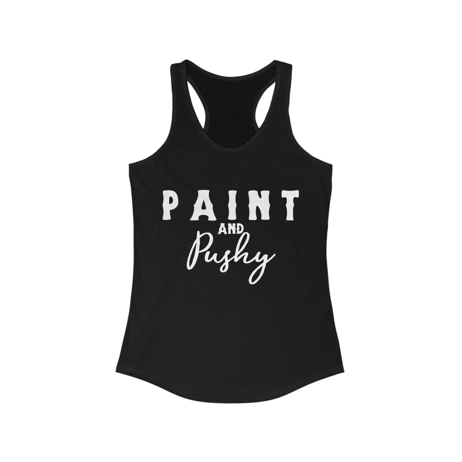 Paint & Pushy Racerback Tank - Image 4