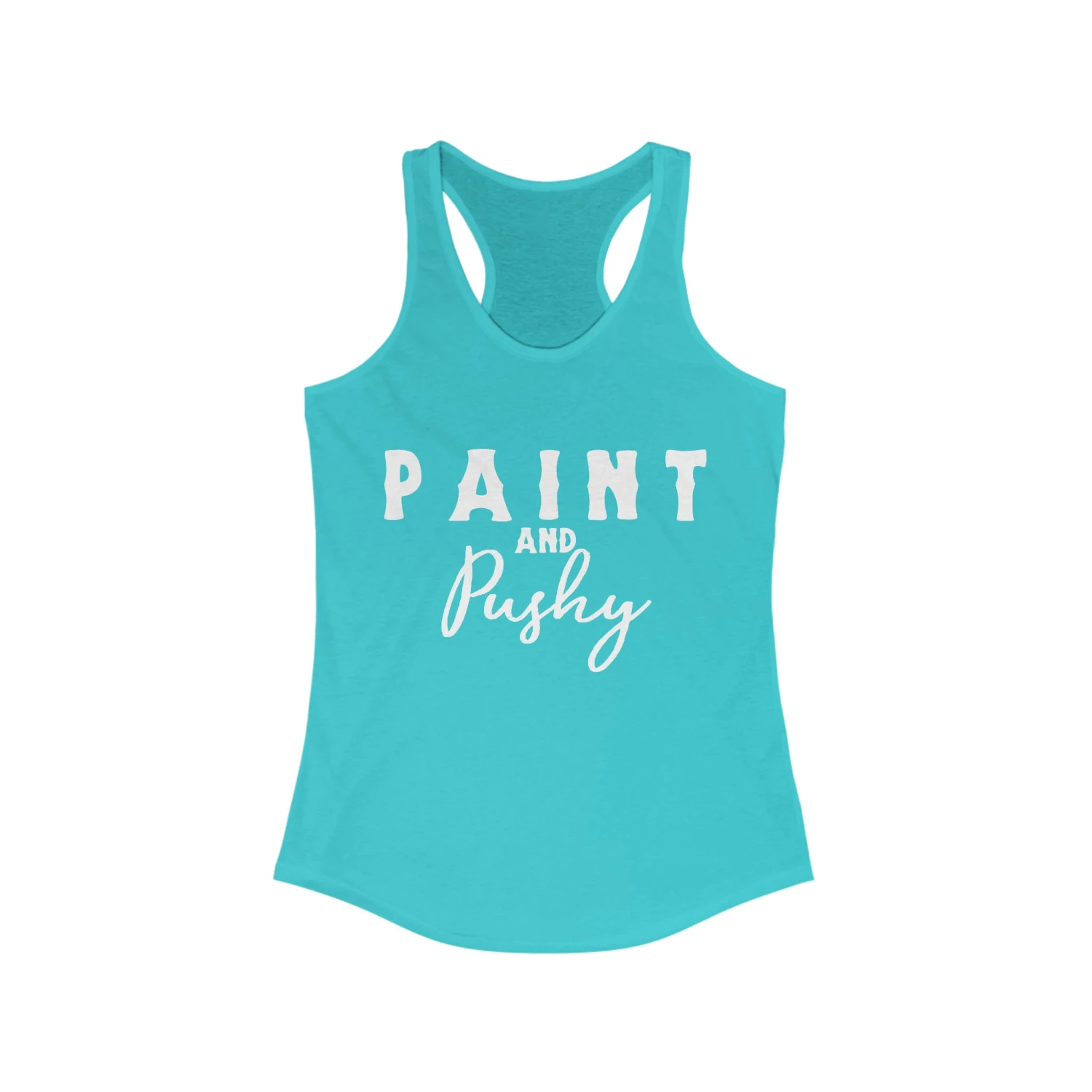 Paint & Pushy Racerback Tank - Image 11