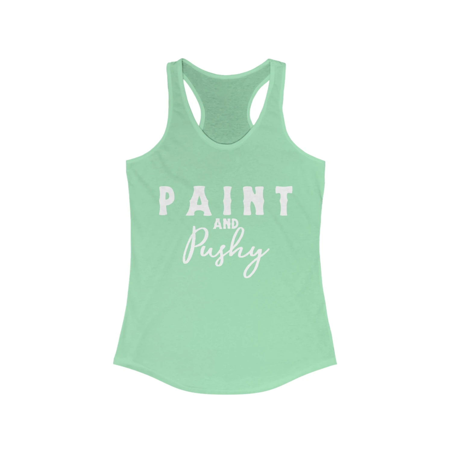Paint & Pushy Racerback Tank - Image 7