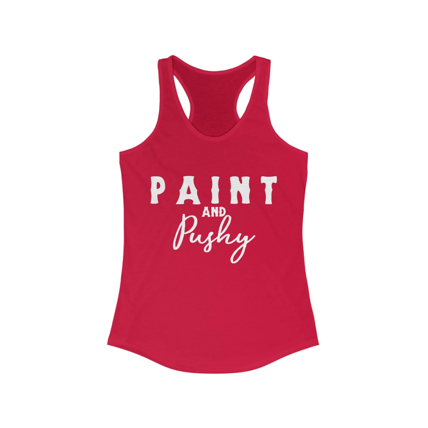 Paint & Pushy Racerback Tank - Image 9
