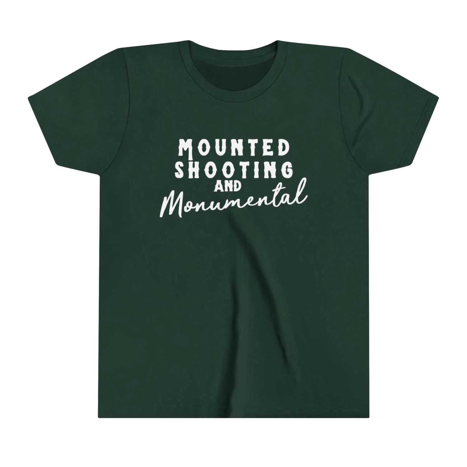 Mounted Shooting & Monumental Youth Short Sleeve Tee - Image 12