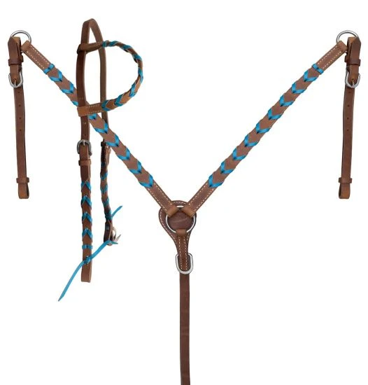 Argentina Colored Lacing Headstall Set - Image 3