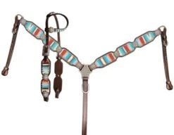 Serape Studded Headstall Set
