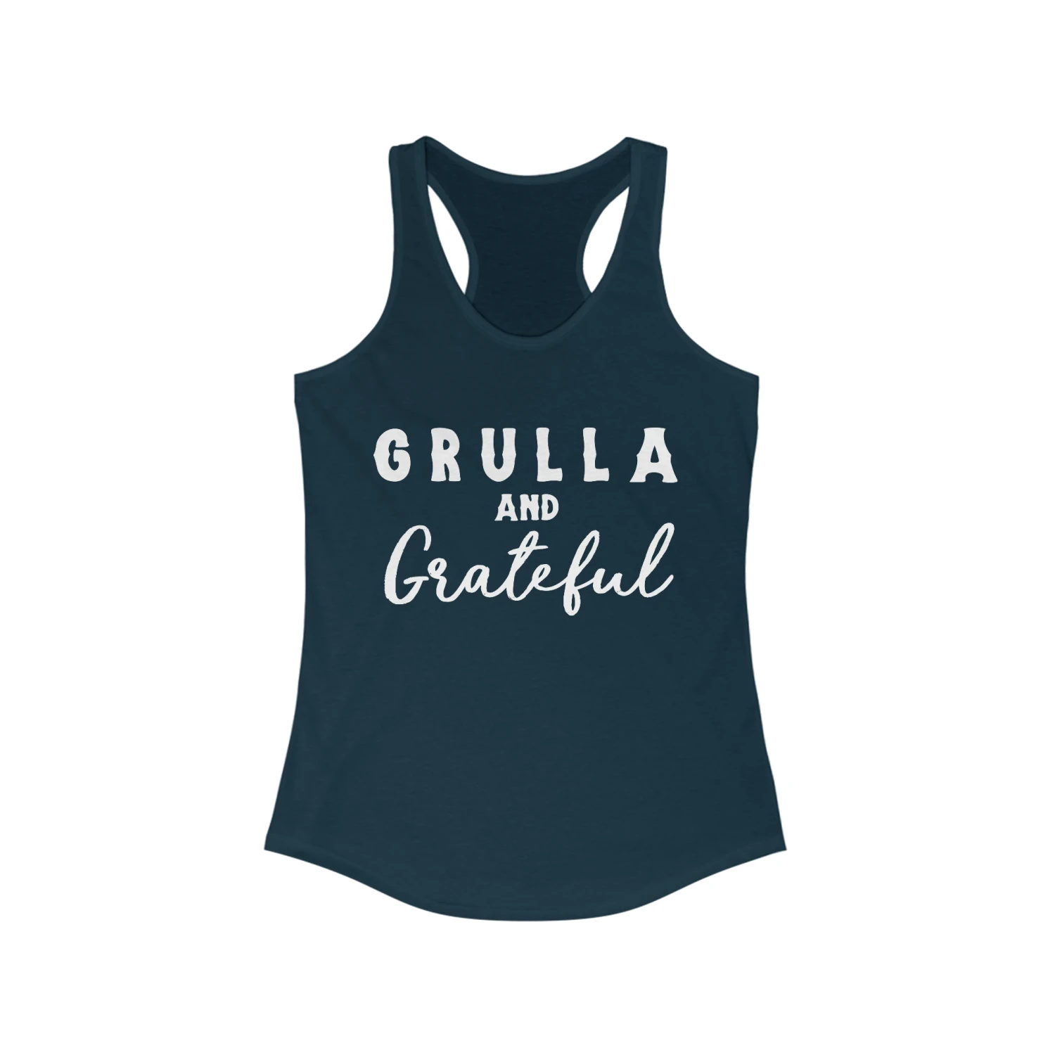 Grulla & Grateful Racerback Tank - Image 3