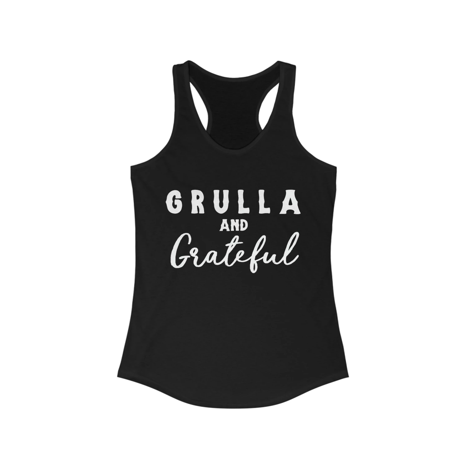 Grulla & Grateful Racerback Tank - Image 4