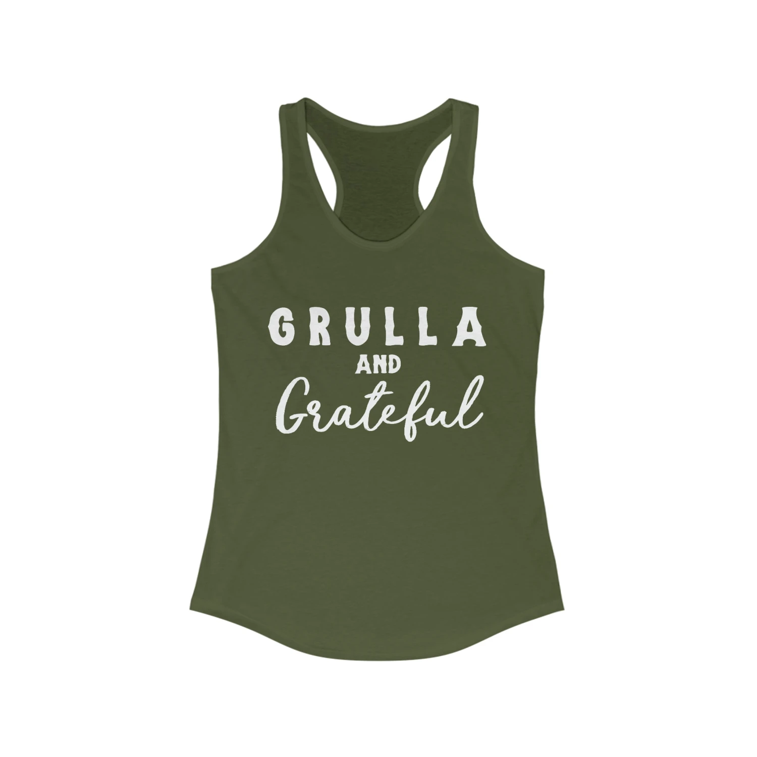 Grulla & Grateful Racerback Tank - Image 6