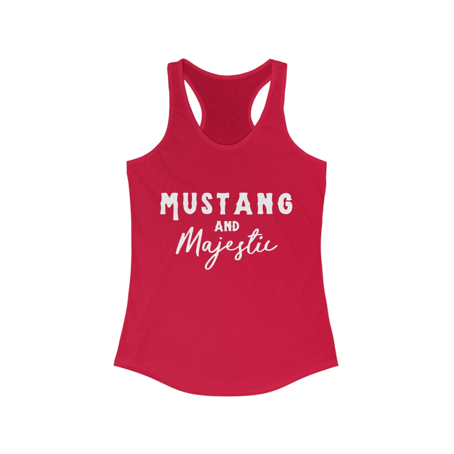 Mustang & Majestic Racerback Tank - Image 3
