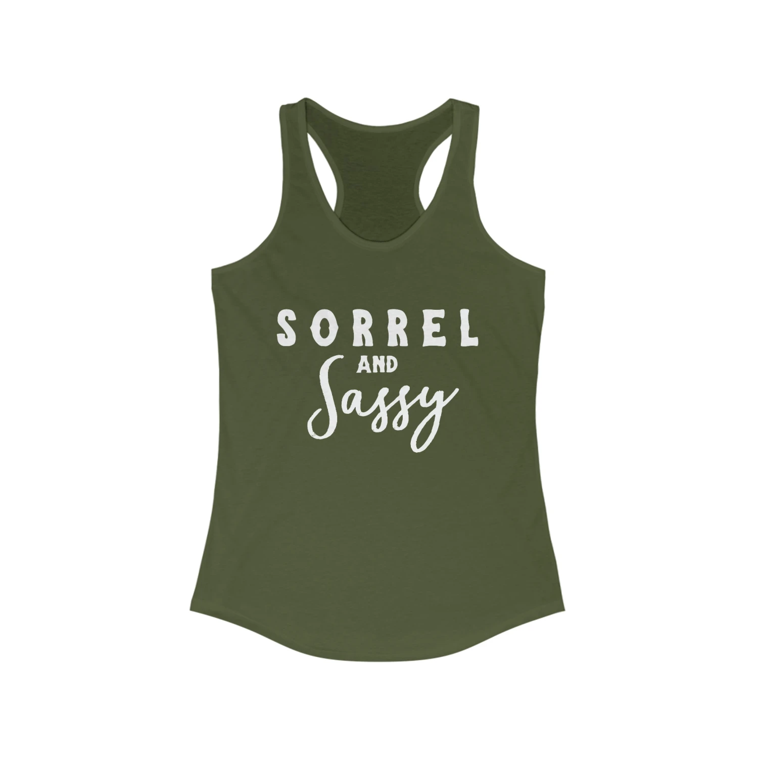 Sorrel & Sassy Racerback Tank - Image 7