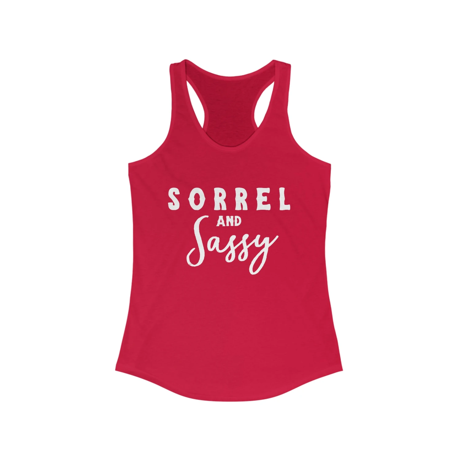 Sorrel & Sassy Racerback Tank - Image 10