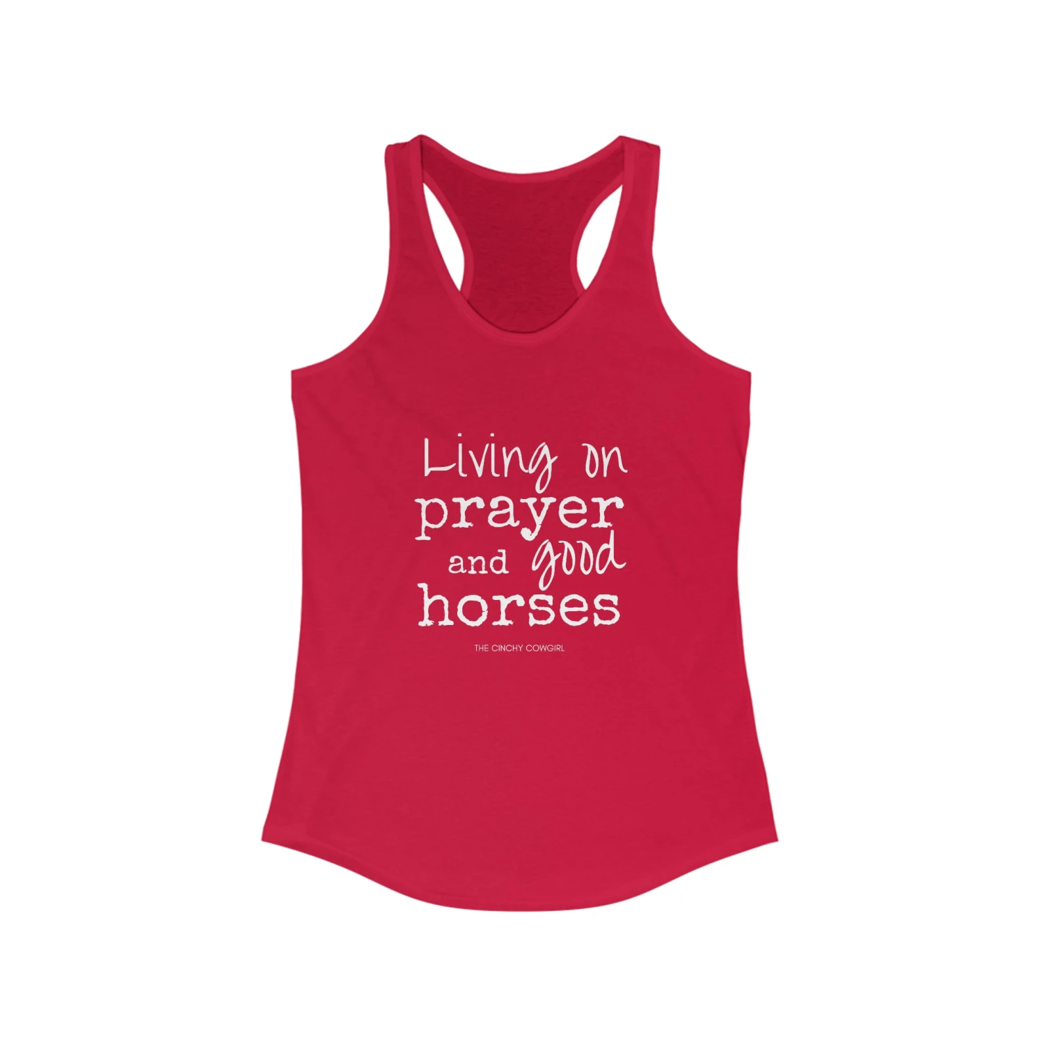 Living On A Prayer Racerback Tank - Image 11