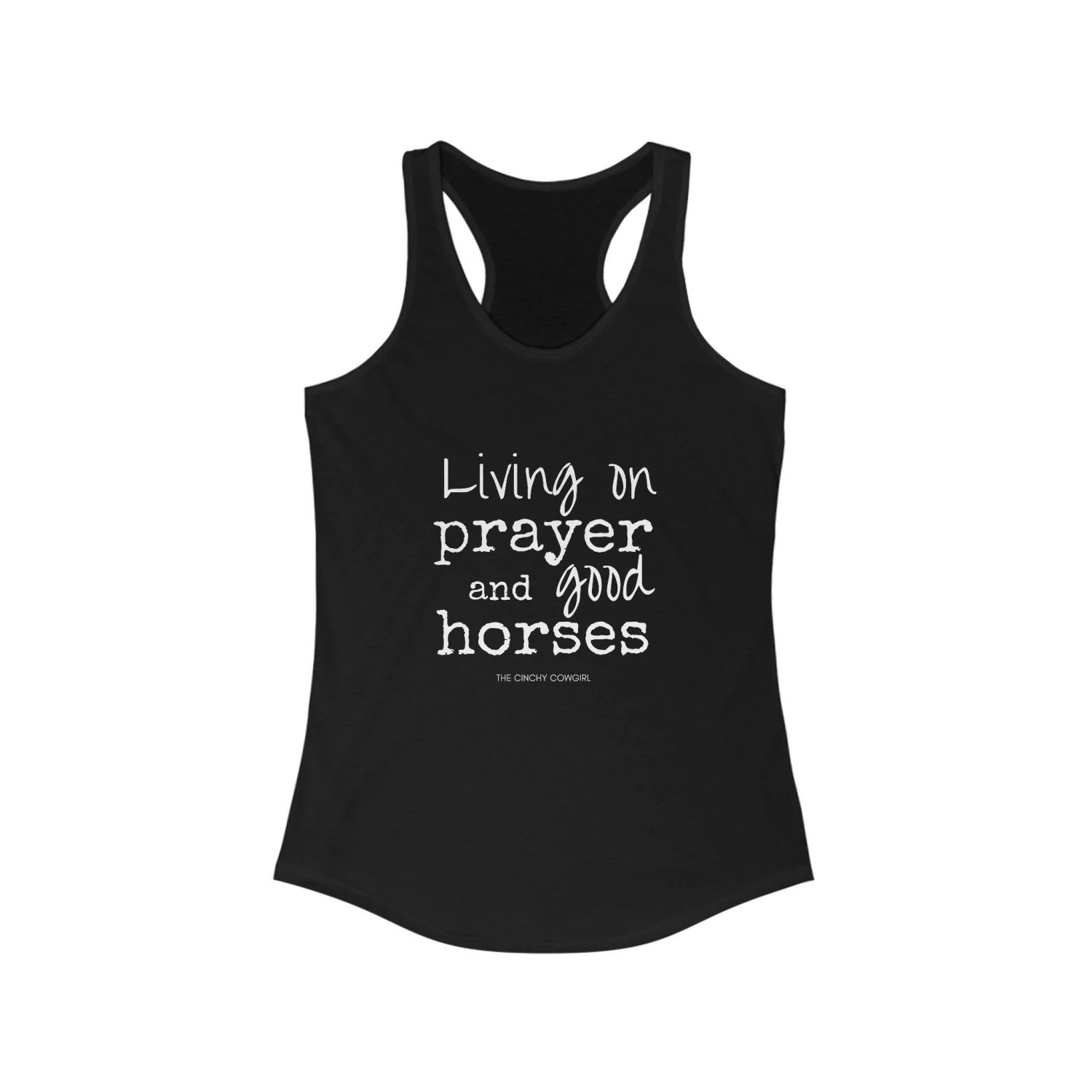 Living On A Prayer Racerback Tank - Image 4