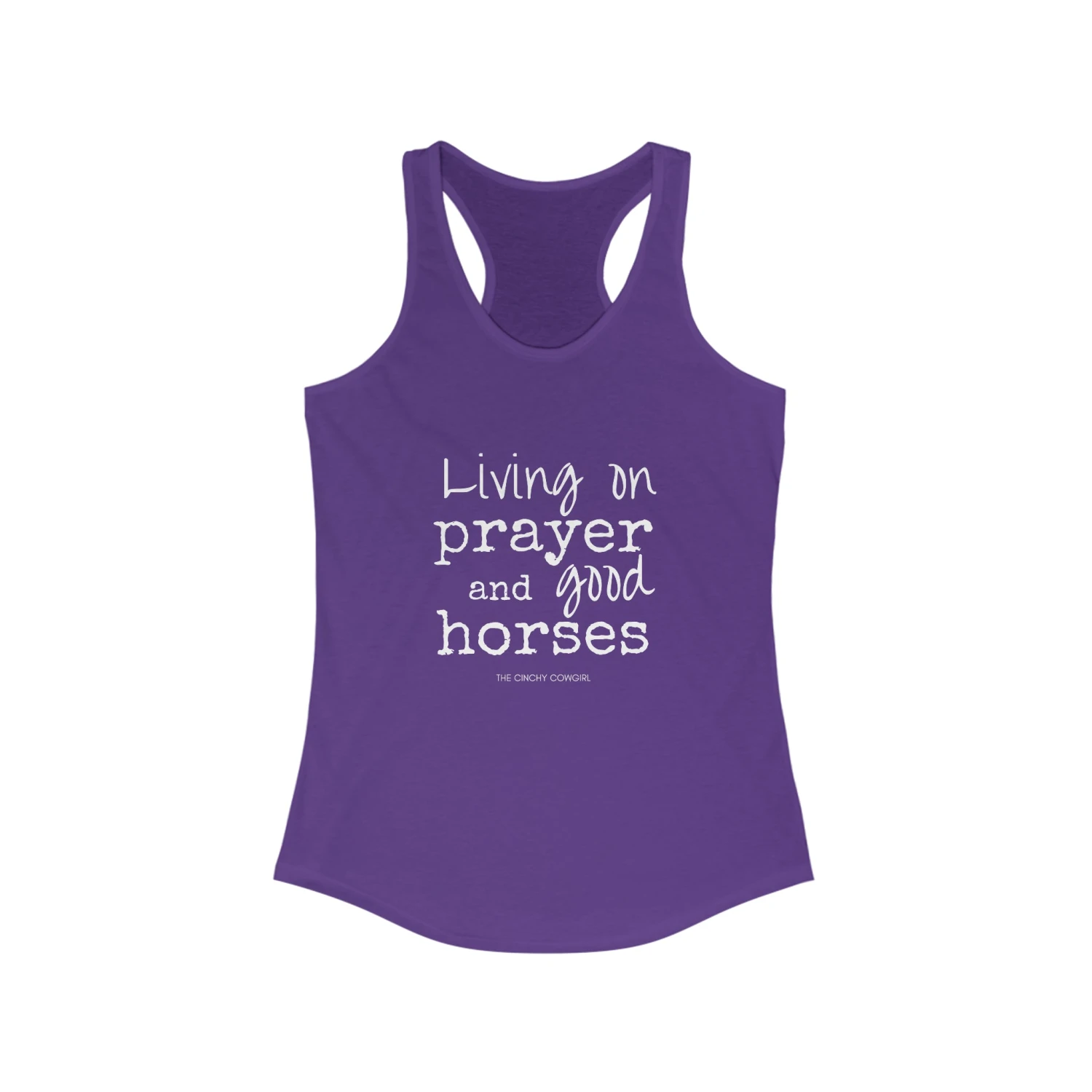 Living On A Prayer Racerback Tank - Image 10