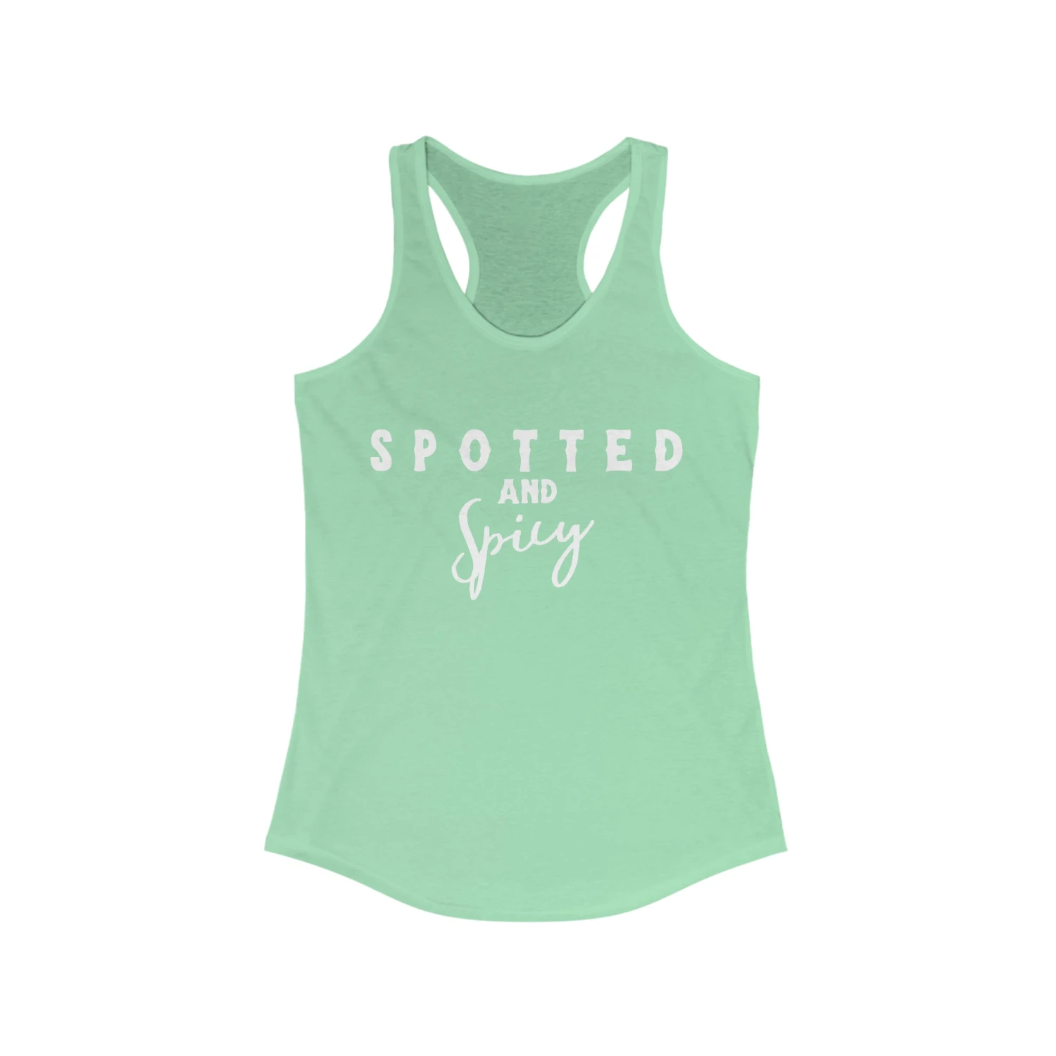 Spotted & Spicy Racerback Tank - Image 3