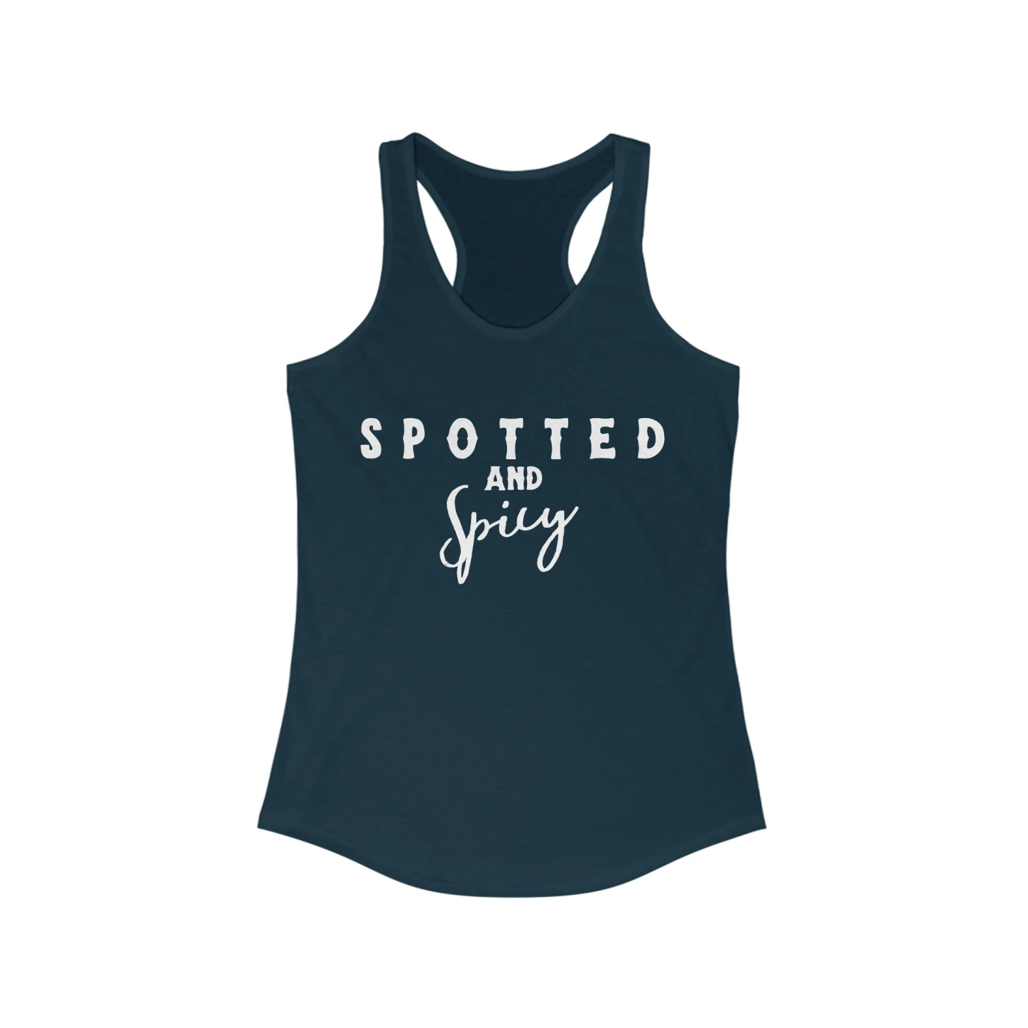 Spotted & Spicy Racerback Tank - Image 6