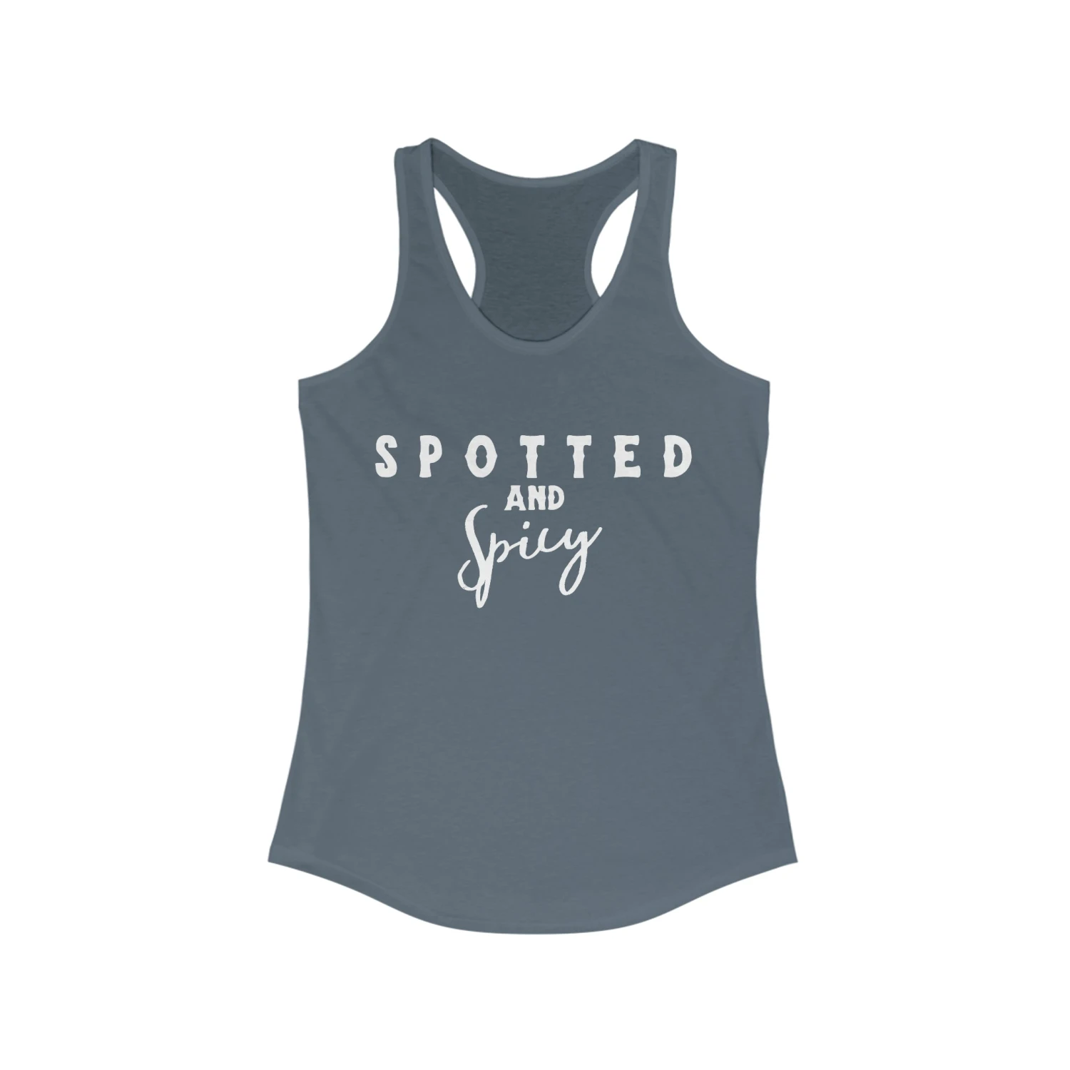 Spotted & Spicy Racerback Tank - Image 5