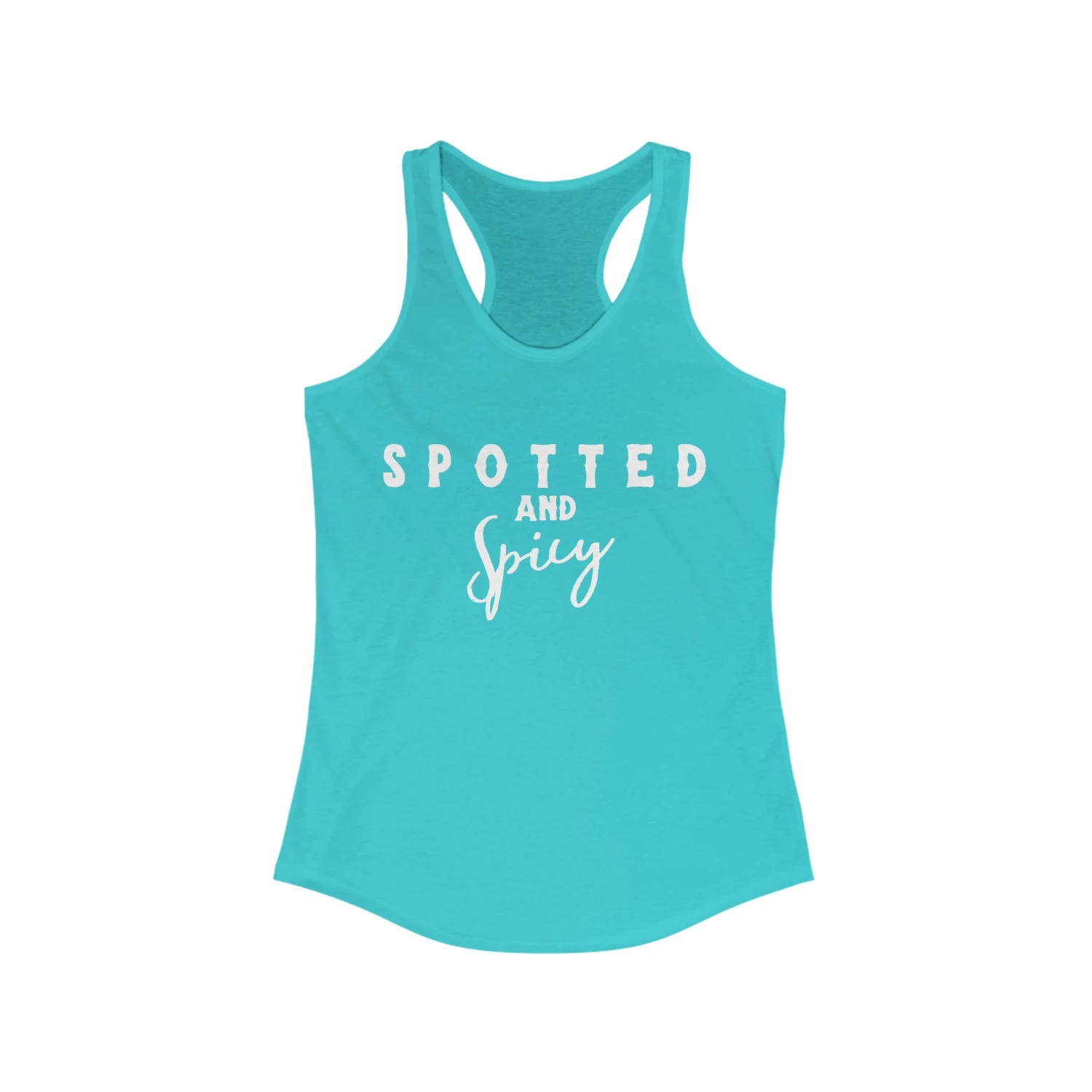 Spotted & Spicy Racerback Tank - Image 11