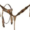 Painted Barrel Racer Headstall Set