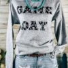 Grey Game Day Crewneck Sweatshirt