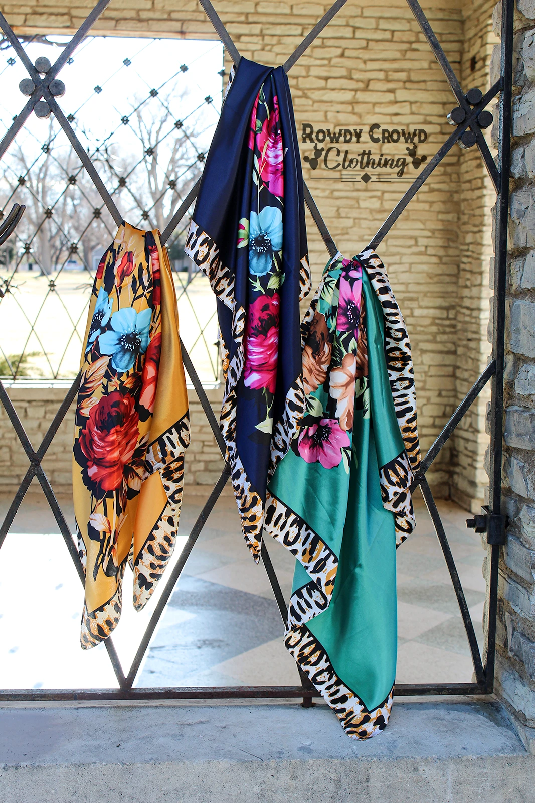 Fiesty Floral Wild Rags - Image 7