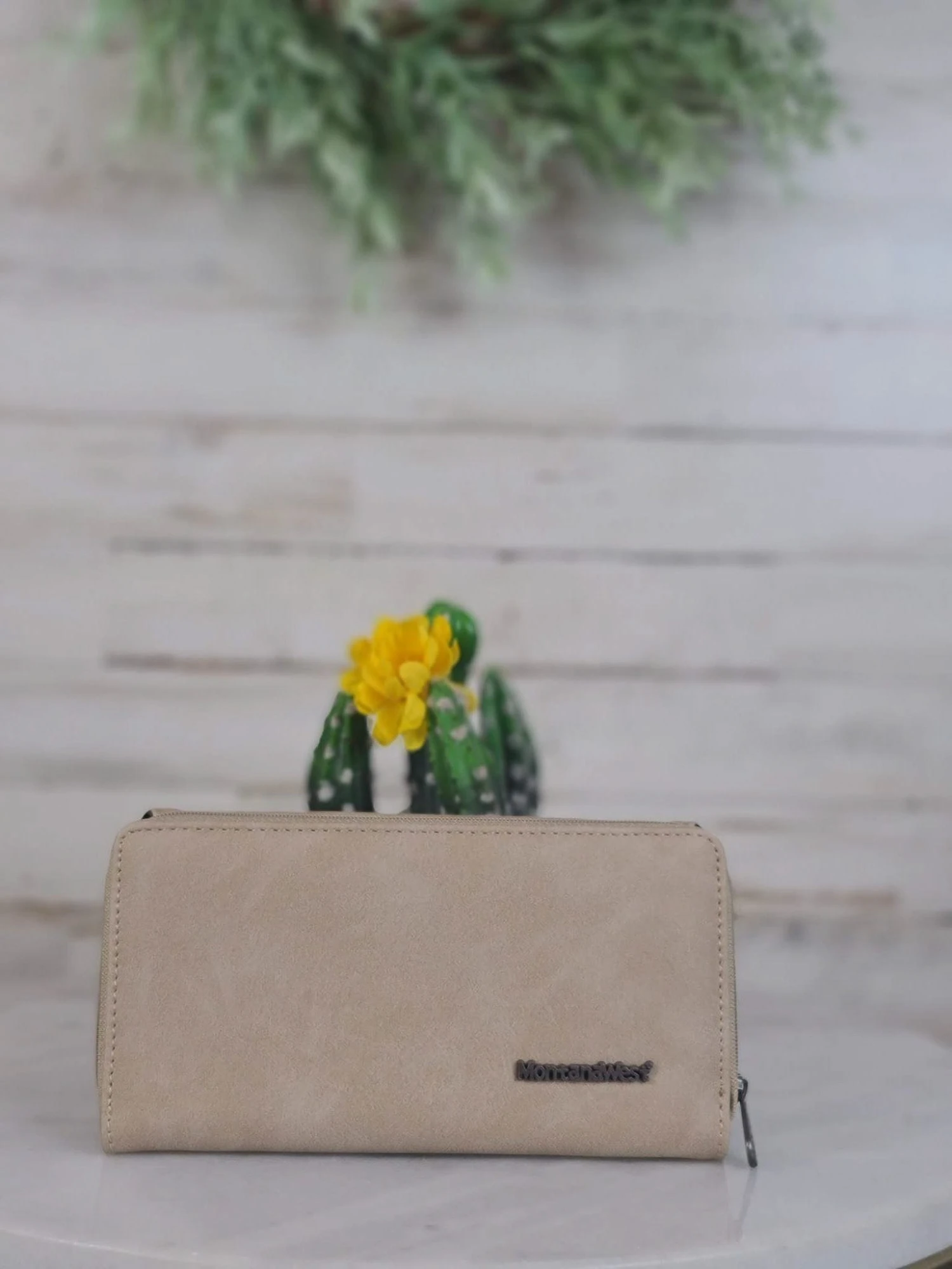 Tan Whip-Stitch Wallet - Image 4