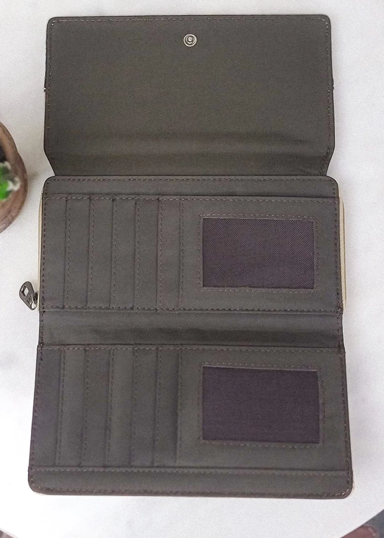 Tan Whip-Stitch Wallet - Image 5