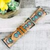 Turquoise Embellished Watch Band