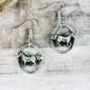 Wild Horses Oval Earrings