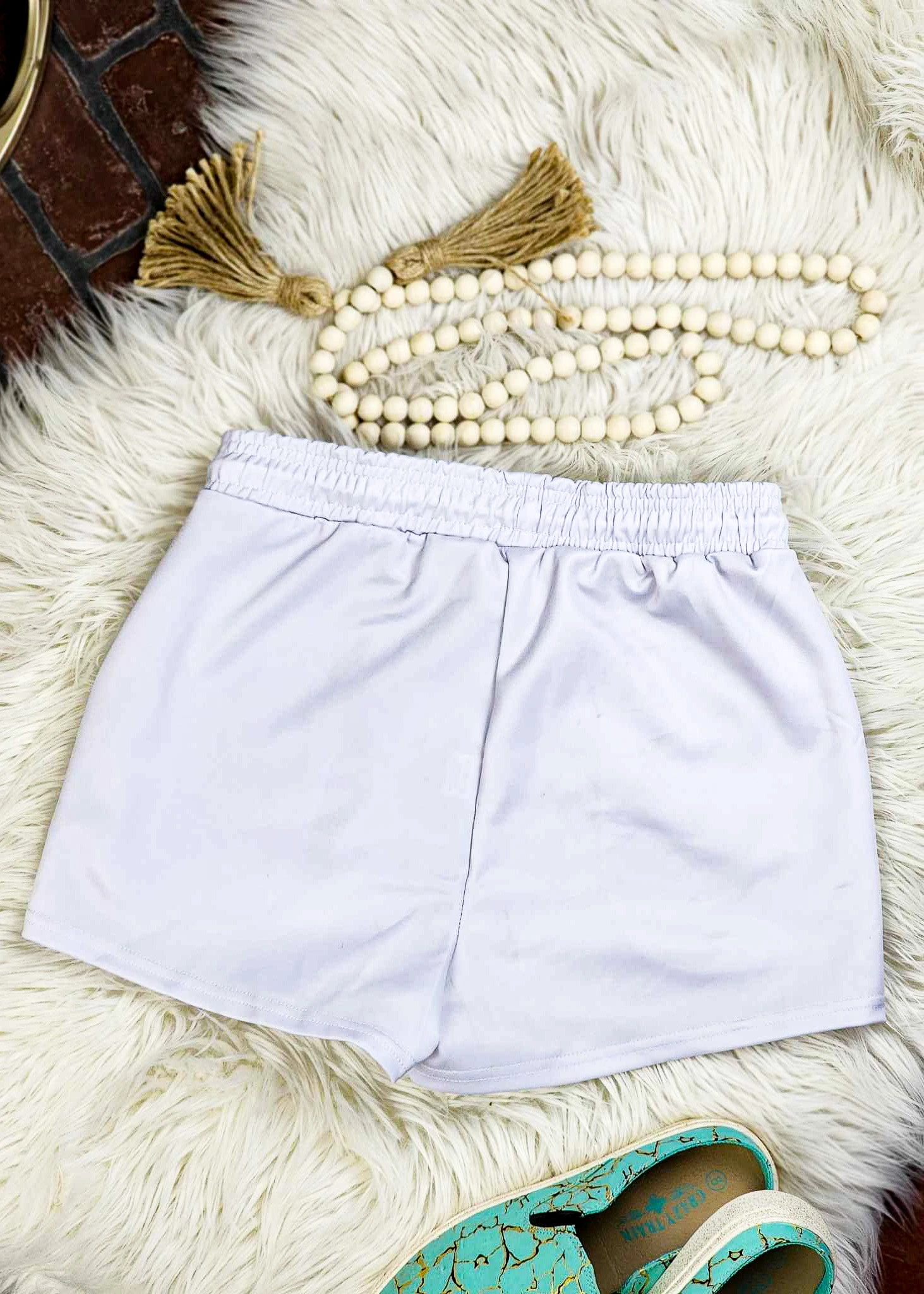 Trendy Cowgirl Drawstring Shorts - Image 2