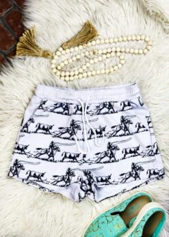 Ranch Roper Drawstring Shorts