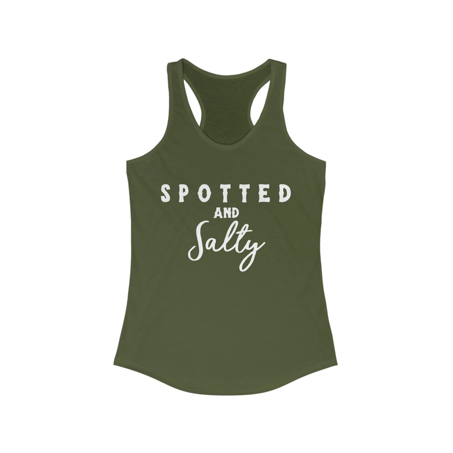 Spotted & Salty Racerback Tank - Image 7