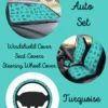 Turquoise Brands 3 Piece Auto Set