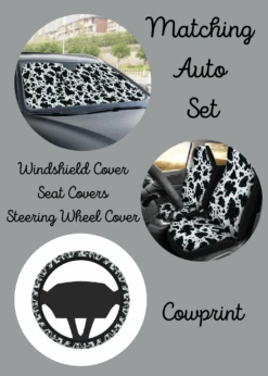 Cowprint 3 Piece Auto Set
