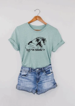 Let It Slide Reining Short Sleeve Tee [4 Colors]