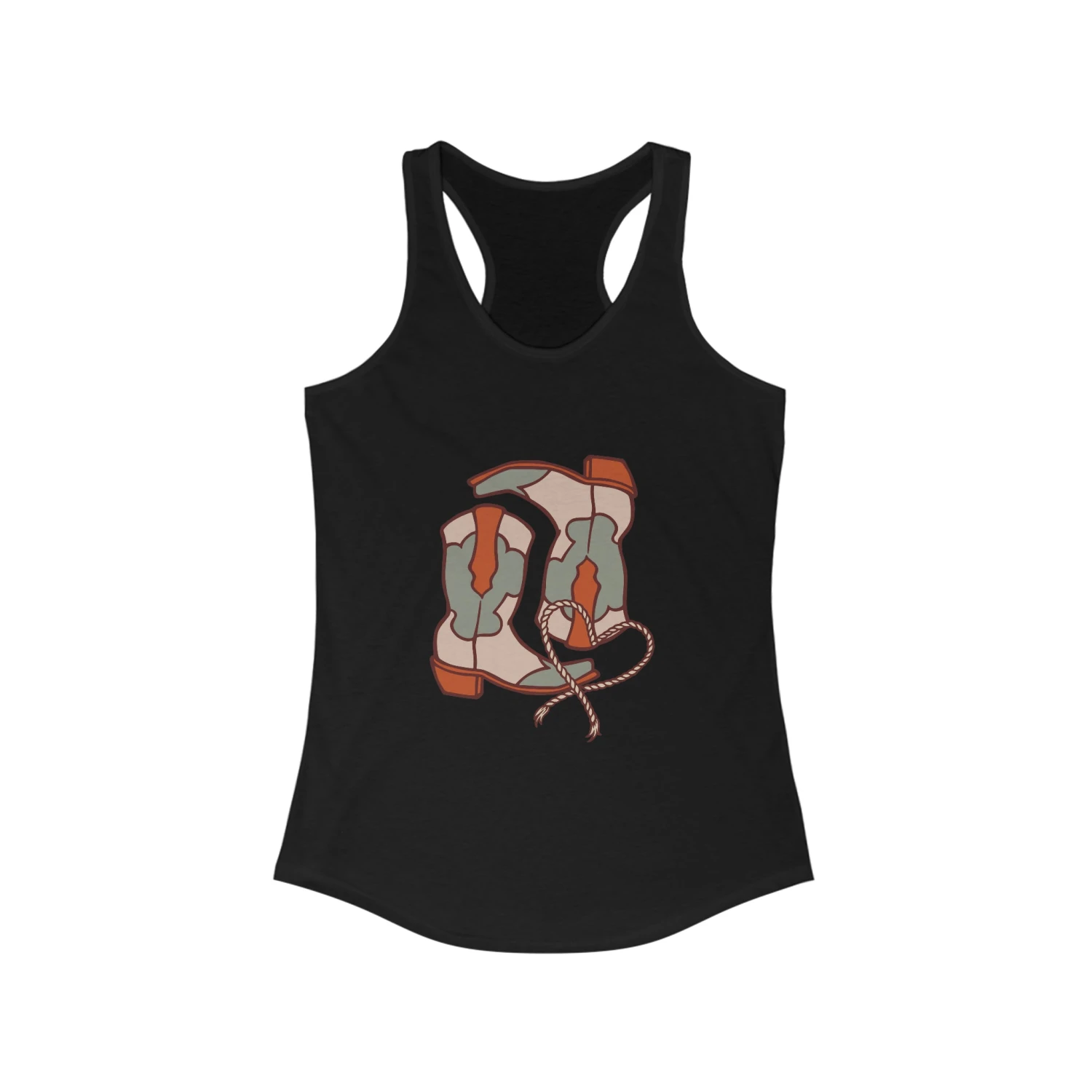 Pair A' Boots Racerback Tank - Image 4