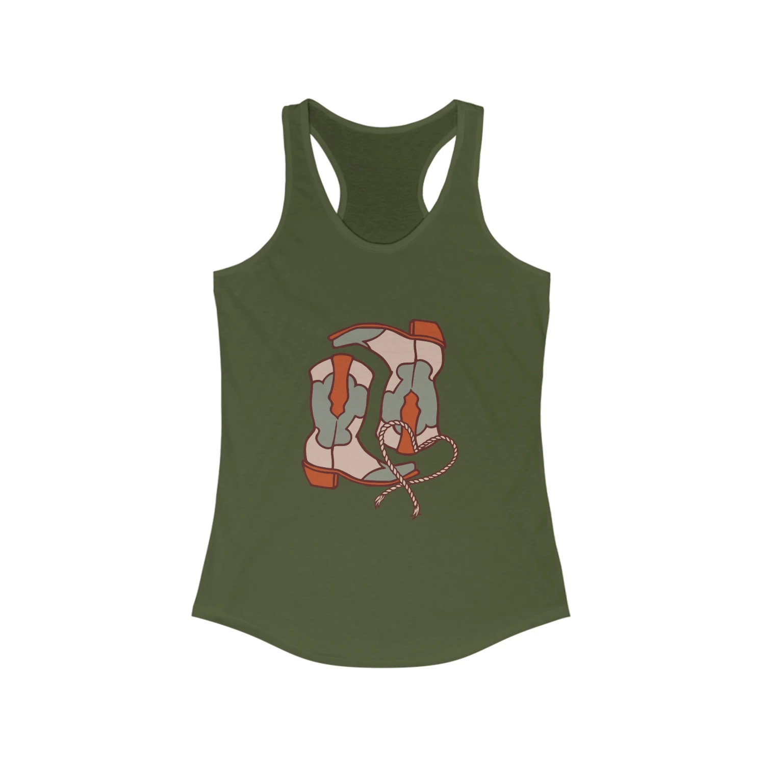 Pair A' Boots Racerback Tank - Image 7