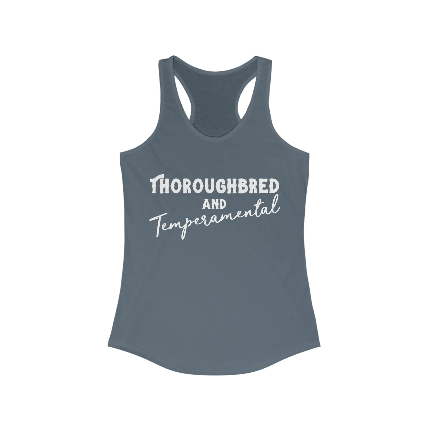 Thoroughbred & Temperamental Racerback Tank - Image 3