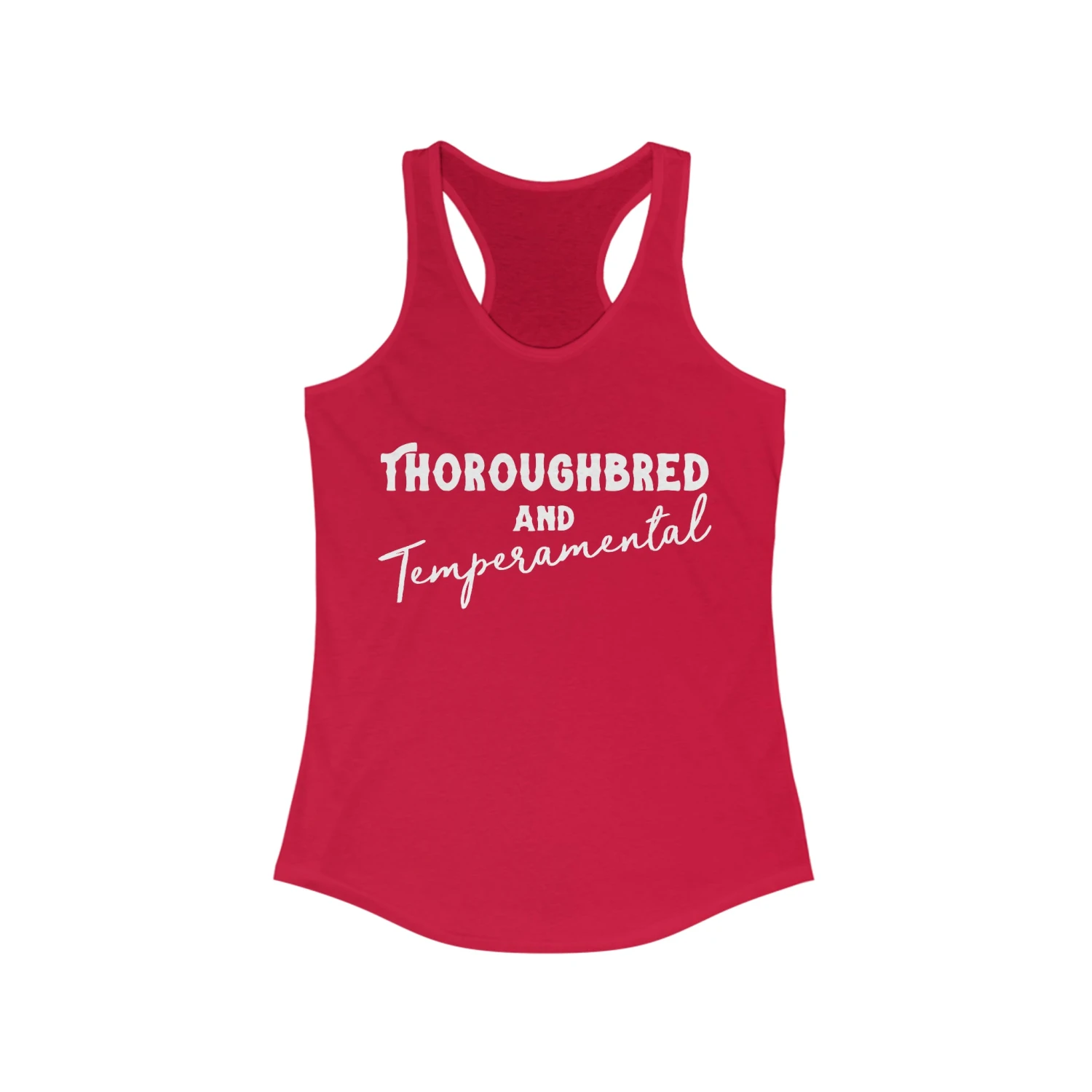 Thoroughbred & Temperamental Racerback Tank - Image 9