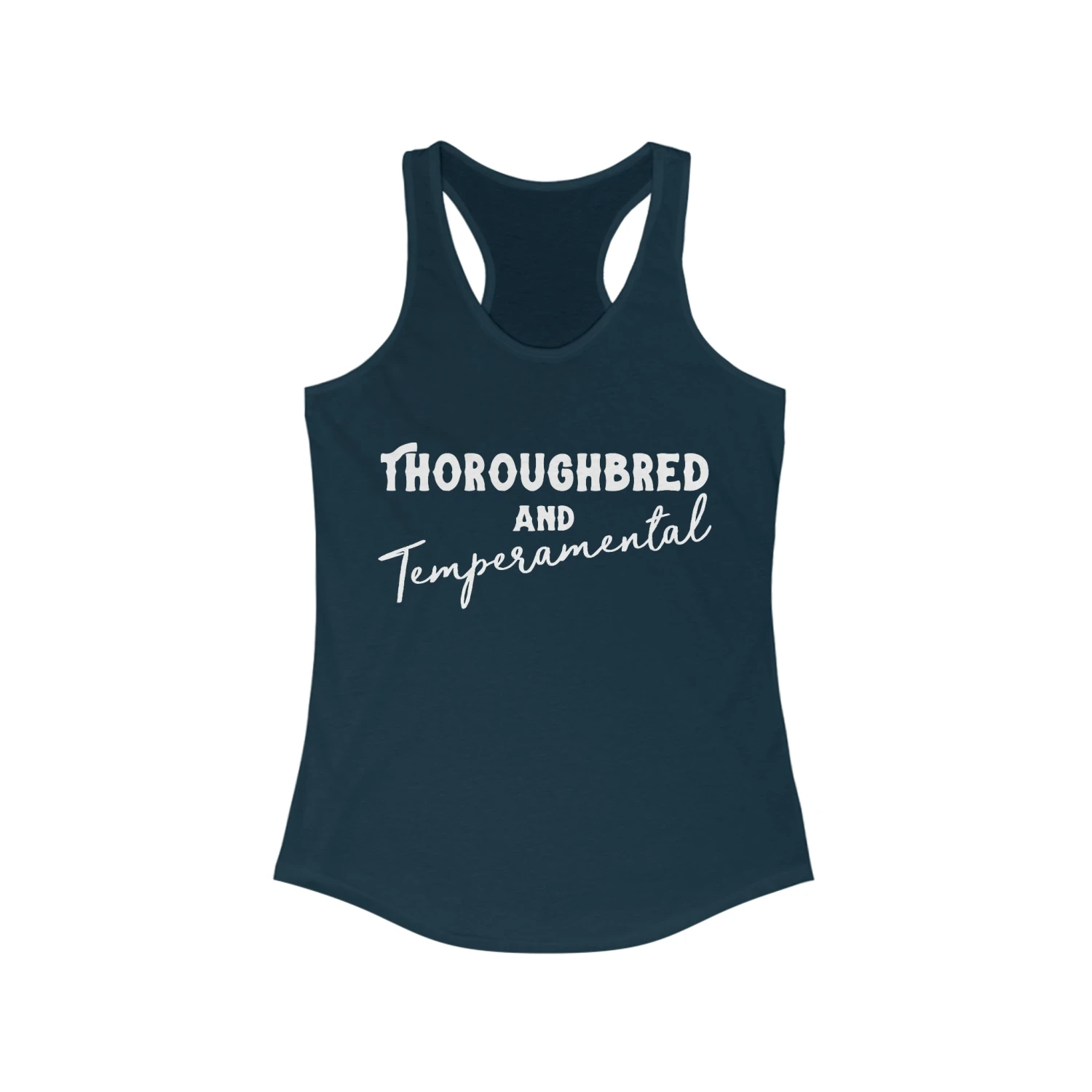 Thoroughbred & Temperamental Racerback Tank - Image 5