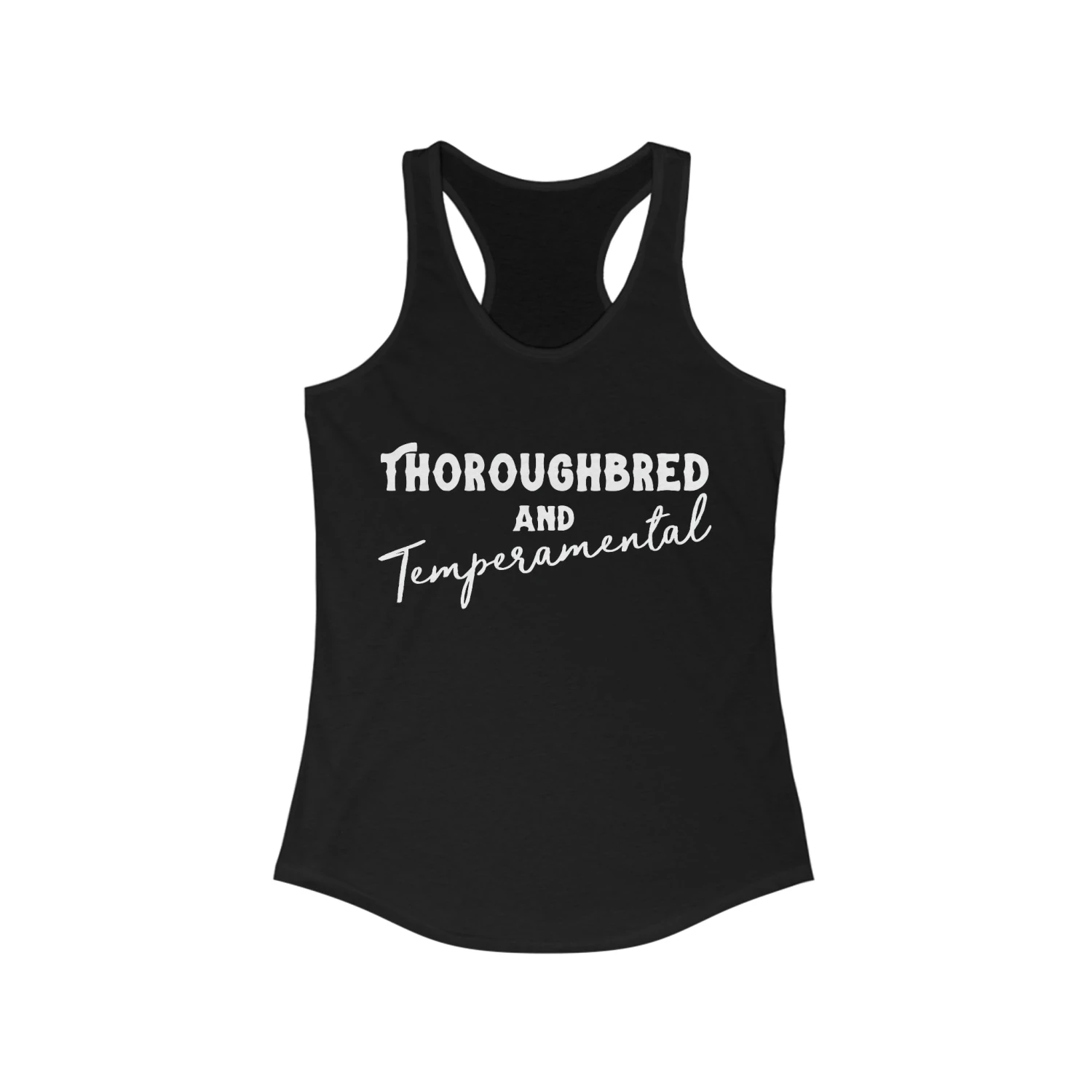 Thoroughbred & Temperamental Racerback Tank - Image 4