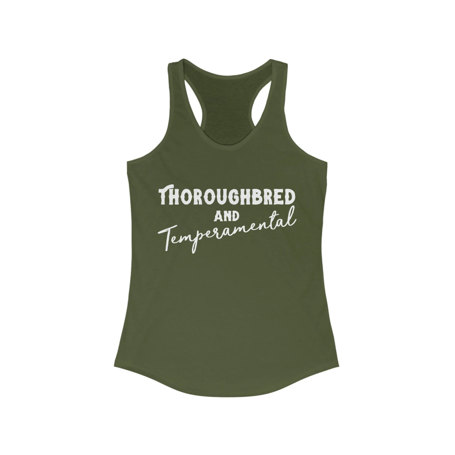 Thoroughbred & Temperamental Racerback Tank - Image 6