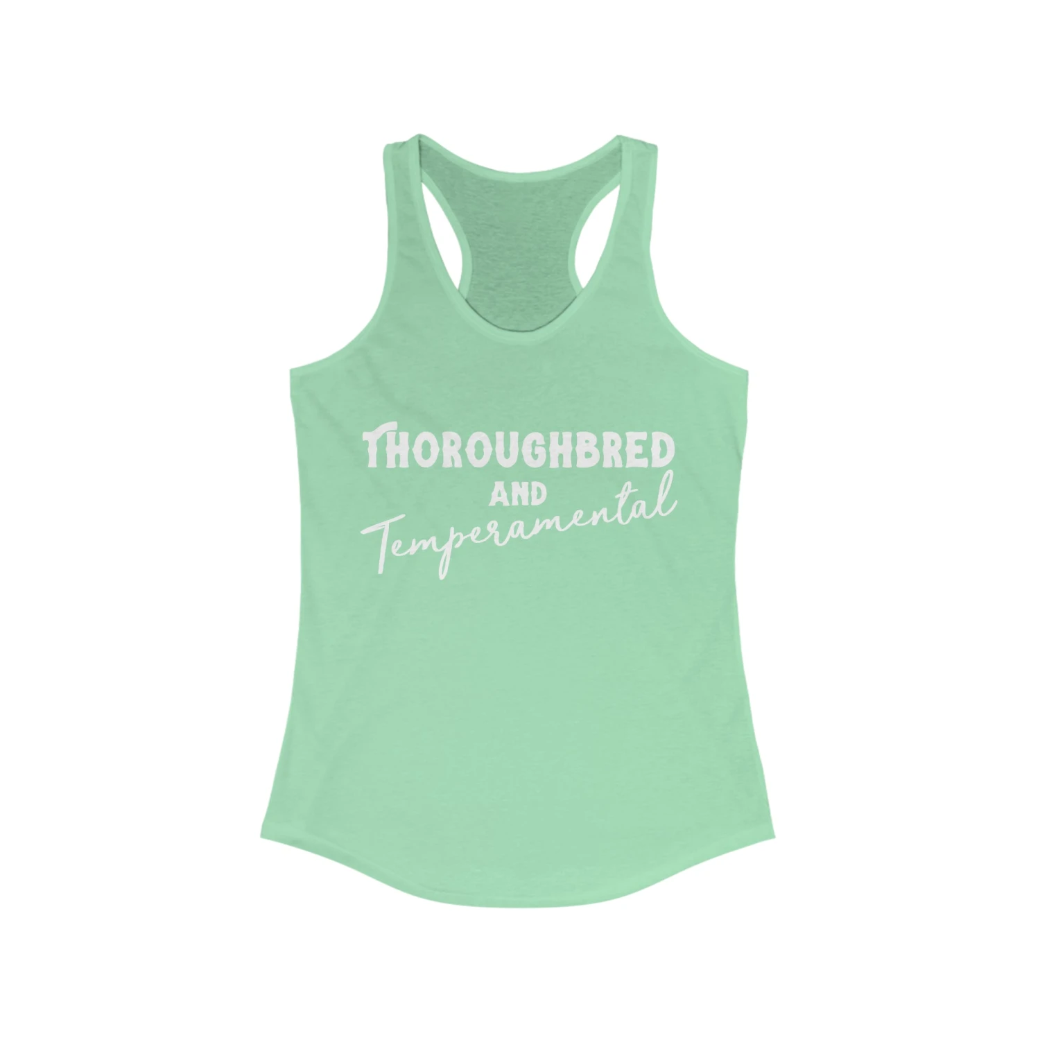Thoroughbred & Temperamental Racerback Tank - Image 7