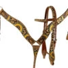 Cheetah & Sunflowers Headstall Set