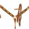 Painted Sunflowers Headstall Set